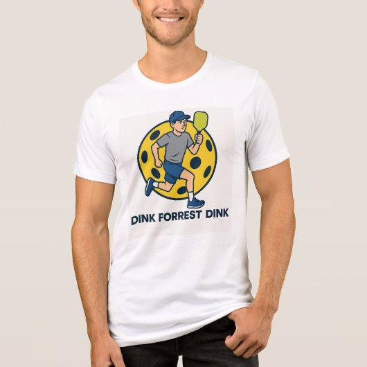 Dink Forrest Dink - Pickleball トライブレンドＴシャツ (正面)