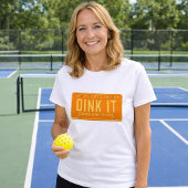 Dink It Pickleball Fanatic -Retro FL License Plate Tシャツ