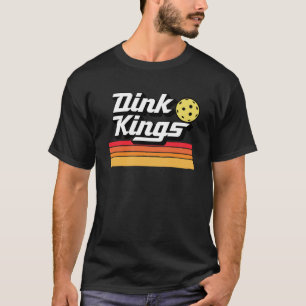 Dink Kings Cute Pickleball Team 80s Pickle Ball R Tシャツ
