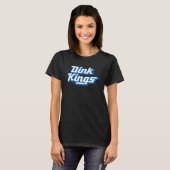 Dink Kings Cute Pickleball Team 80s Pickle Ball R Tシャツ (正面フル)