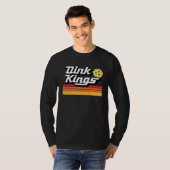 Dink Kings  Cute Pickleball Team 80s Pickle Ball R Tシャツ (正面フル)
