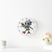 DINK-O-TRON time! Pickleball ラウンド壁時計 (ホーム)