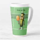 Dink or Die ピックルボール カフェラテマグ (右アングル)