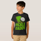 Dink Pickle Ball for Father Dad Mens Pickleball Tシャツ (正面フル)