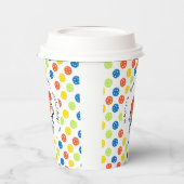 Dink Pickleballパーティースポーツマンガマスコットパドル 紙コップ (左)