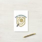  Dink Responsibly ポストイット (デスク上)