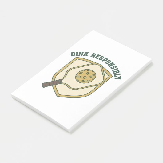  Dink Responsibly ポストイット (アングル)