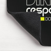 Dink responsibly funny for pickleball player men マウスパッド (コーナー)