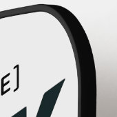 "Dink Resposibly" Pickleball Paddle ピックルボールラケット (左詳細)