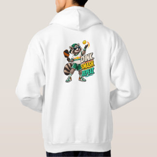 Dink Smash Repeat Raccoon Pickleball Hoodie パーカ