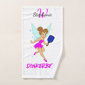 Dinkerbell - Funny Pickleball Sports Towel for Her ハンドタオル