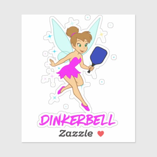Dinkerbell Pickleball - Funny Pickleball For Her  シール (シート)
