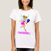 Dinkerbell Pickleball - Funny Pickleball For Her  Tシャツ (正面)