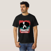DINKI DIドッグフード Tシャツ (正面フル)