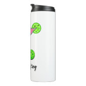 Dinking Cosmoピンクカクテル、ピックボールライム タンブラー (回転右)