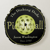 Dinking Dude Guy / Duoピックボール ラウンドクッション (正面)