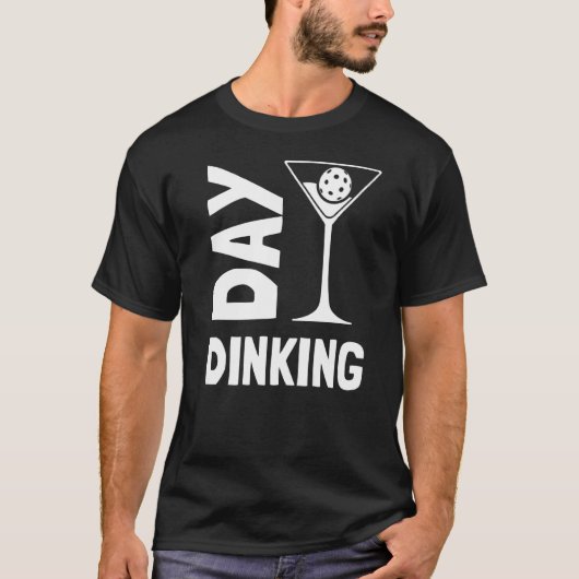 Dinking Martini Pickleball 1 Tシャツ (正面)