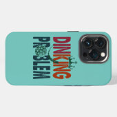 Dinking Problem Pickleball - コートサイド・ユーモア iPhoneケース (裏面横)