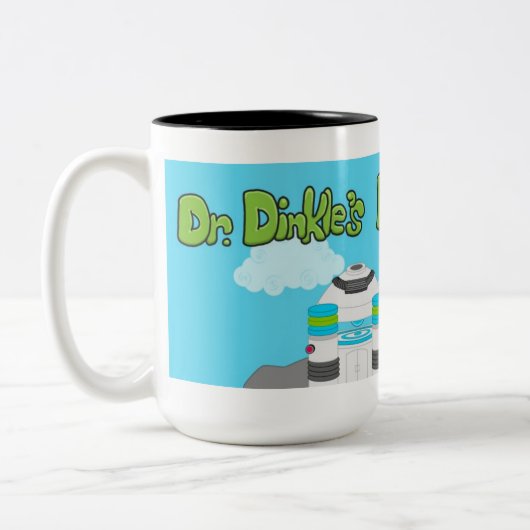 Dinkle Mugツートーン先生 ツートーンマグカップ (左)
