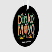 Dinko de Mayo おもしろい Cinco de Mayo Pickleball Pun オーナメント (正面)