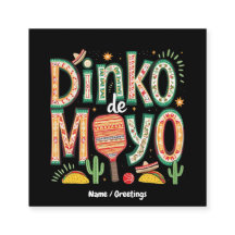 Dinko de Mayo おもしろい Cinco de Mayo Pickleball Pun