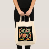 Dinko de Mayo おもしろい Cinco de Mayo Pickleball Pun トートバッグ (正面(商品))