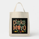 Dinko de Mayo おもしろい Cinco de Mayo Pickleball Pun トートバッグ (裏面)