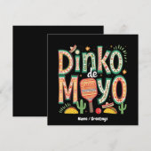 Dinko de Mayo おもしろい Cinco de Mayo Pickleball Pun 招待状 (正面/裏面)