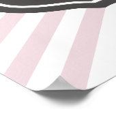 Dinks and Drinks Pink & Green Pickleball Welcome ポスター (角)