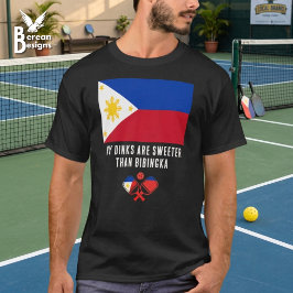 DINKS SWEETER THAN BIBINGKA フィリピン ピックルボール Tシャツ