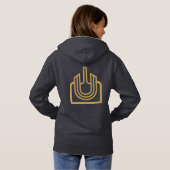 DINKVIBES Elite Series Pickleball Premium Hoodie パーカ (裏面フル)