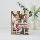 Dinkyくま: カントリーライフ ポストカード (スタンド正面)