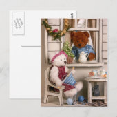 Dinkyくま: カントリーライフ ポストカード (正面/裏面)