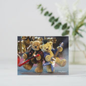 Dinkyくま: ギターのデュエット ポストカード (スタンド正面)