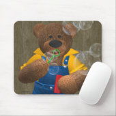 Dinkyくま: 泡を吹くこと マウスパッド (マウス)