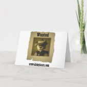 Dinkyくま: 野生の西のパーティー 招待状 (裏面)