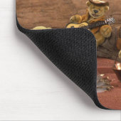 Dinkyくま: 野生の西の生命 マウスパッド (コーナー)