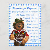 Dinky Bears初心者向けバイエルン ポストカード (正面)