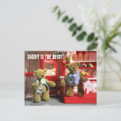 Dinky Bears：パパが最高の! ポストカード (スタンド正面)