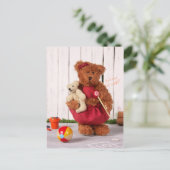 Dinky Bears:小さな女の子 ポストカード (スタンド正面)