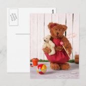 Dinky Bears:小さな女の子 ポストカード (正面/裏面)