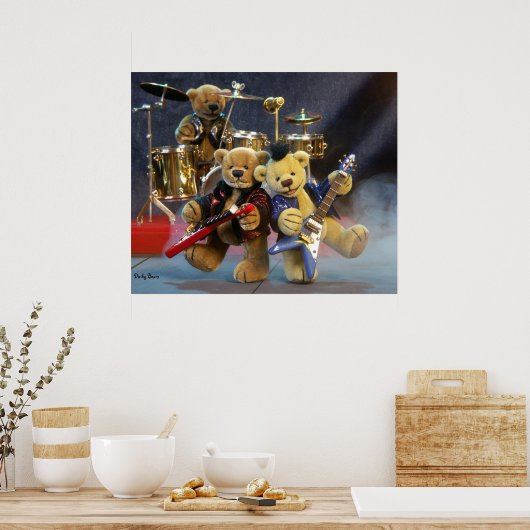 Dinky Bears on Tour ポスター (キッチン)