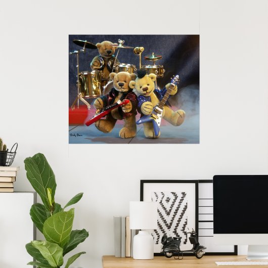 Dinky Bears on Tour ポスター (ホームオフィス)