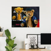 Dinky Bears Singer ポスター (ホームオフィス)