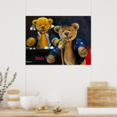 Dinky Bears Singer ポスター (キッチン)