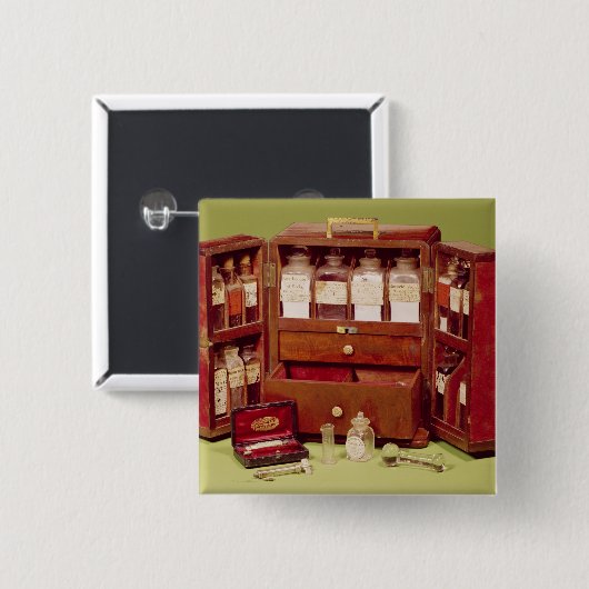 Dinneford家族の化学者による医学の箱 缶バッジ (正面&裏面)