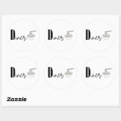 Dinner ラウンドシール (シート)