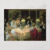 Dinner 1913年の端 ポストカード (正面)