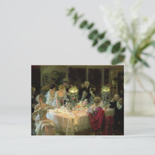 Dinner 1913年の端 ポストカード (スタンド正面)