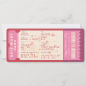 Dinner & A Movie Love Ticket Valentine’s Day シーズンカード (正面)